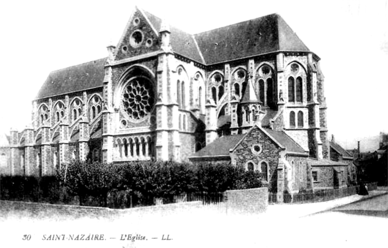 Eglise de Saint-Nazaire (Loire-Atlantique).