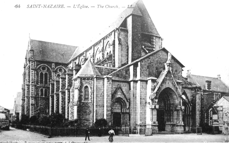 Eglise de Saint-Nazaire (Loire-Atlantique).