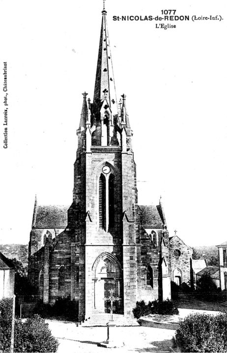 Eglise de Saint-Nicolas-de-Redon (anciennement en Bretagne).