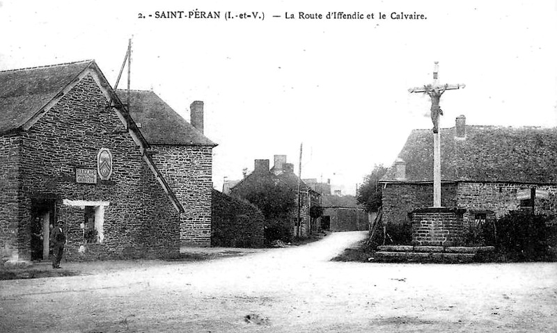Ville de Saint-Pran (Bretagne).