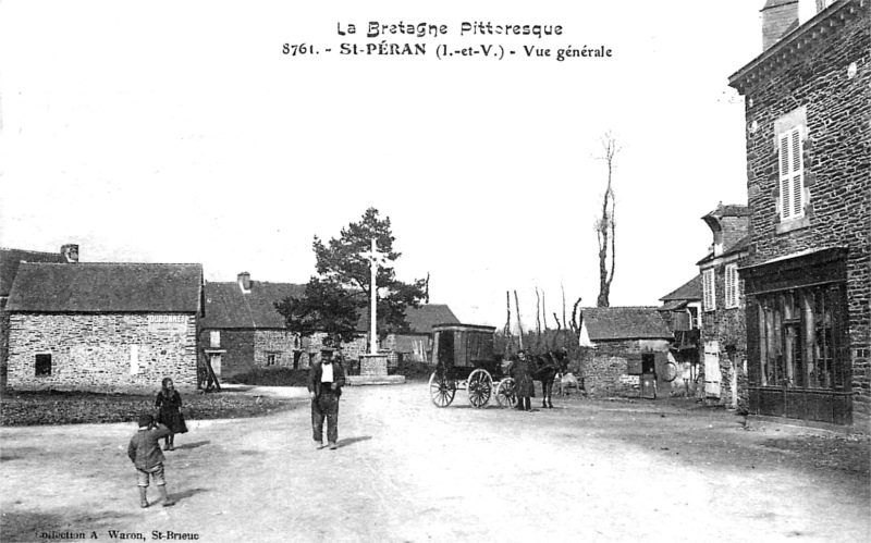 Ville de Saint-Pran (Bretagne).