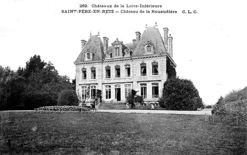 Chteau de la Rouaudire  Saint-Pre-en-Retz (anciennement en Bretagne).