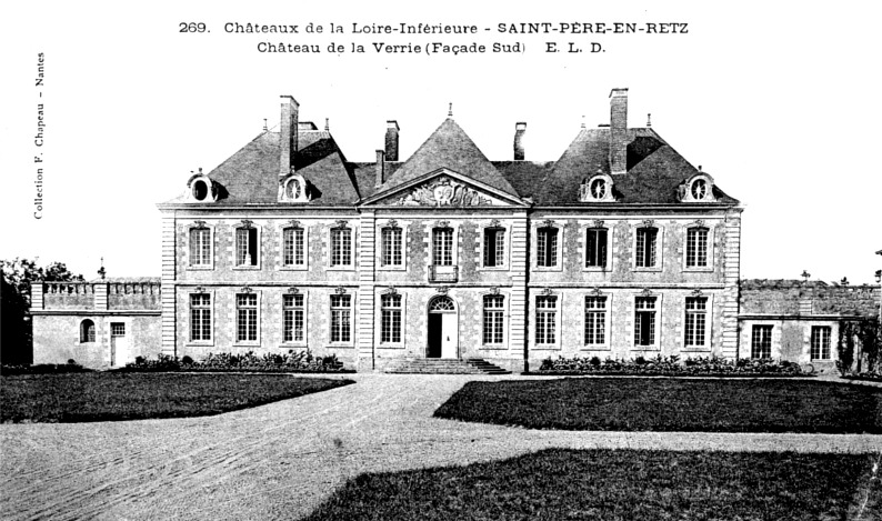 Chteau de la Verrie  Saint-Pre-en-Retz (anciennement en Bretagne).