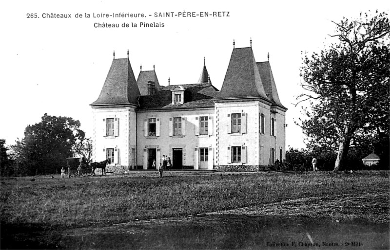 Chteau de la Pinelais  Saint-Pre-en-Retz (anciennement en Bretagne).