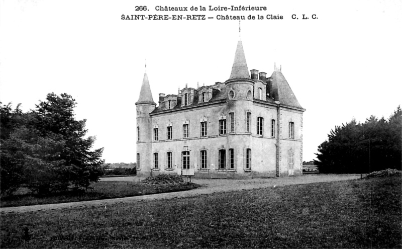 Chteau de la Claie  Saint-Pre-en-Retz (anciennement en Bretagne).