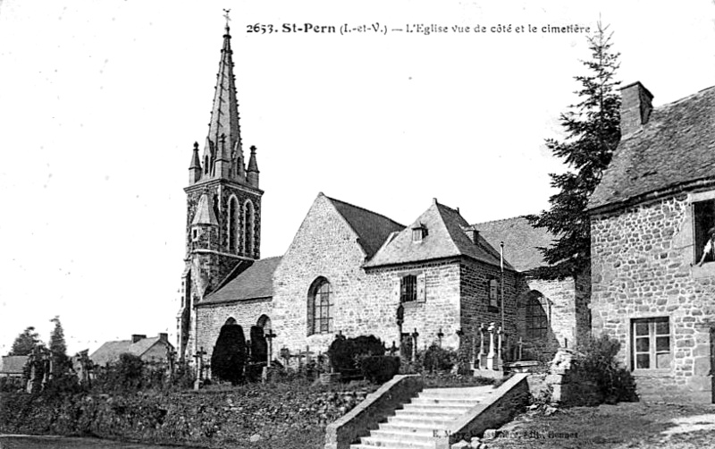 Eglise de Saint-Pern (Bretagne).