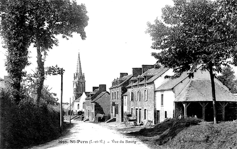 Ville de Saint-Pern (Bretagne).