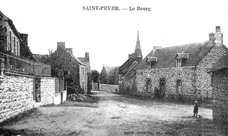 La ville de Saint-Pver (Bretagne).