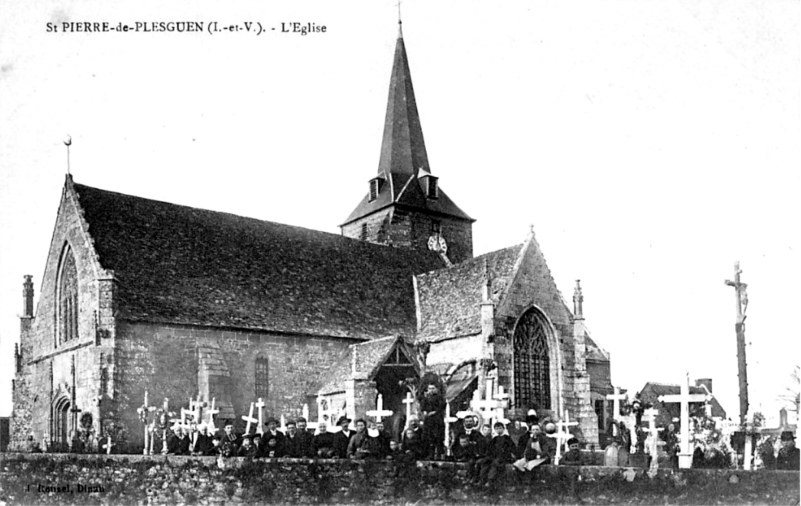 Eglise de Saint-Pierre-de-Plesguen (Bretagne).