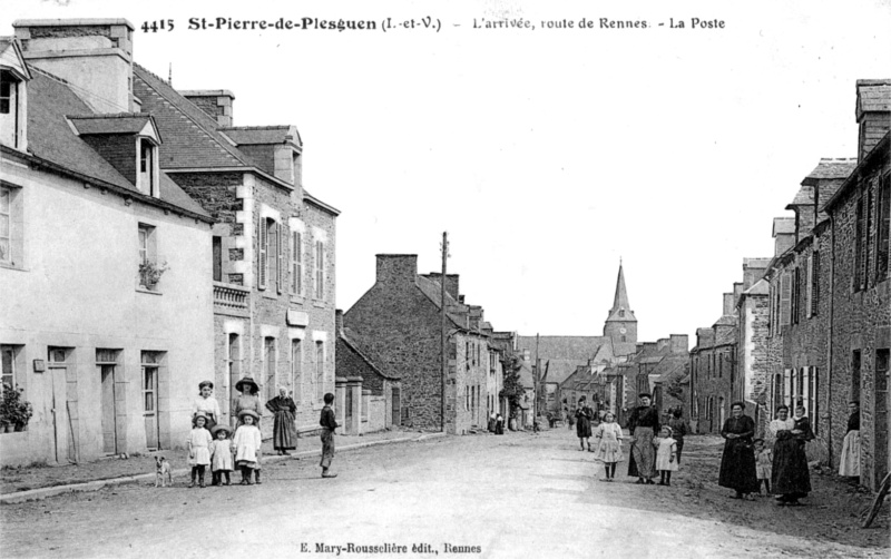 Ville de Saint-Pierre-de-Plesguen (Bretagne).