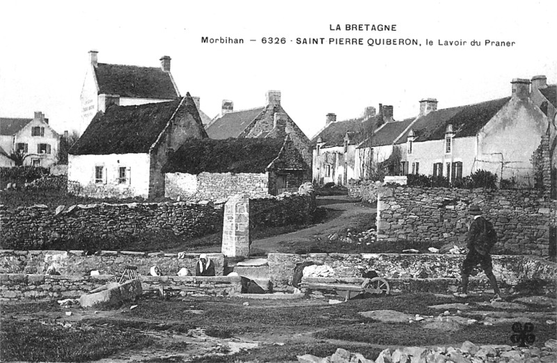 Lavoir de Saint-Pierre-Quiberon (Bretagne).