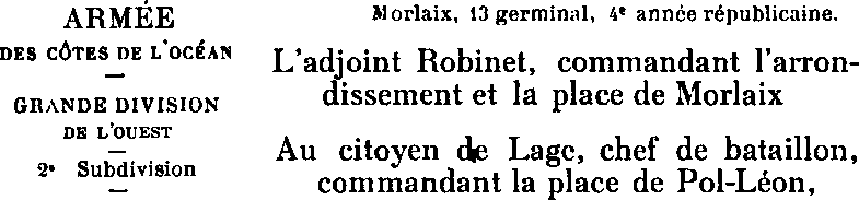 Courrier de l'arme des Ctes de l'Ocan (3).