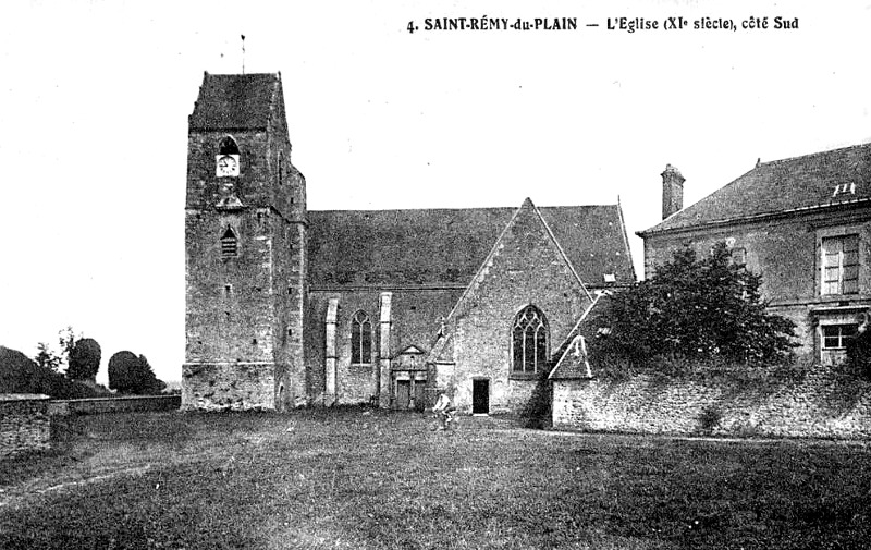Eglise de Saint-Rmy-du-Plain (Bretagne).