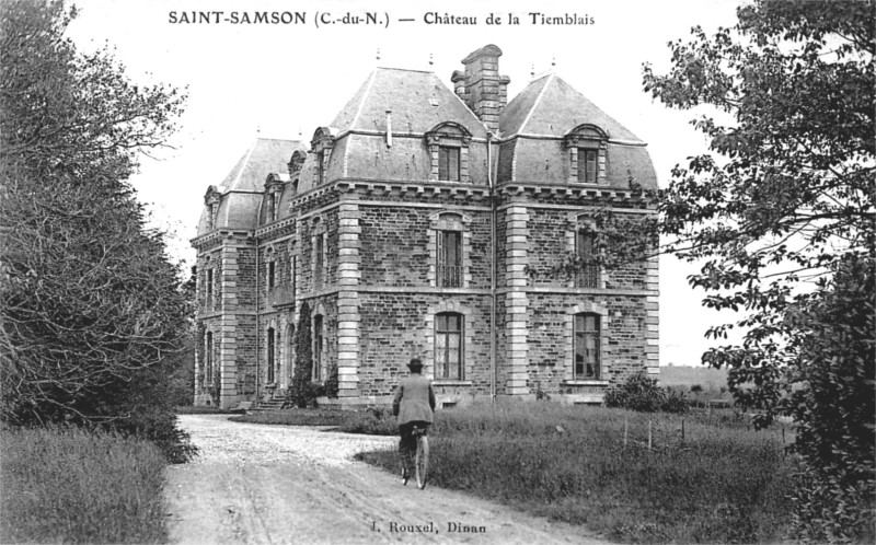 Chteau ou Manoir de la Tiemblaye  Saint-Samson-sur-Rance (Bretagne).