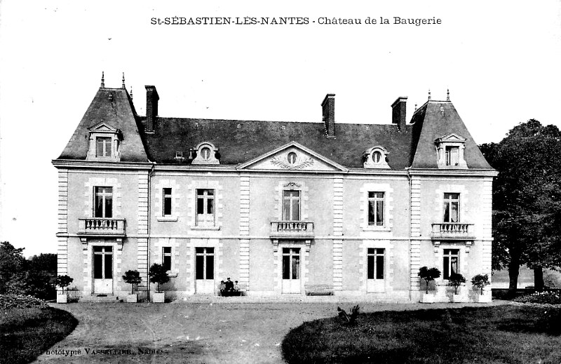 Manoir de La Baugerie  Saint-Sbastien-sur-Loire (Bretagne).