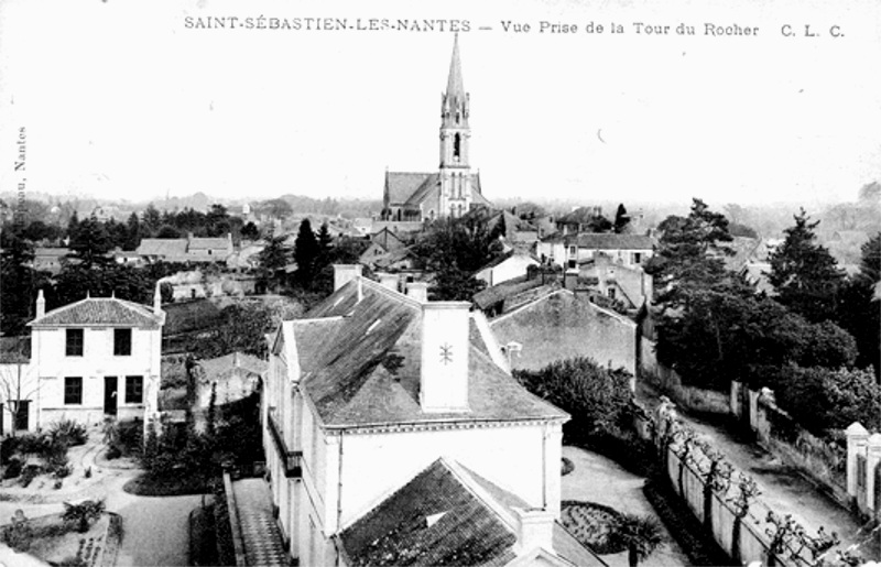 Ville de Saint-Sbastien-sur-Loire (Bretagne). 