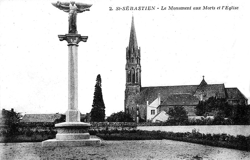 Eglise de Saint-Sbastien-sur-Loire (Bretagne). 