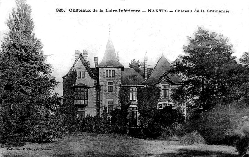 Chteau  de La Graineraie  Saint-Sbastien-sur-Loire (Bretagne).