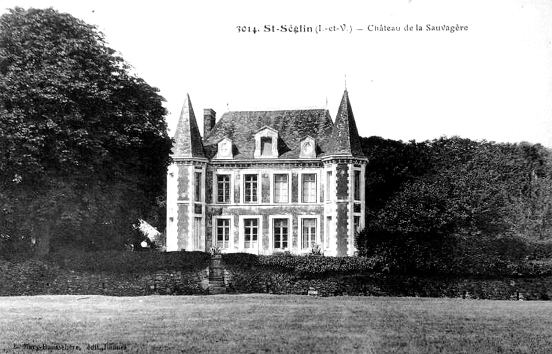 Chteau de la Sauvagre  Saint-Sglin (Bretagne).