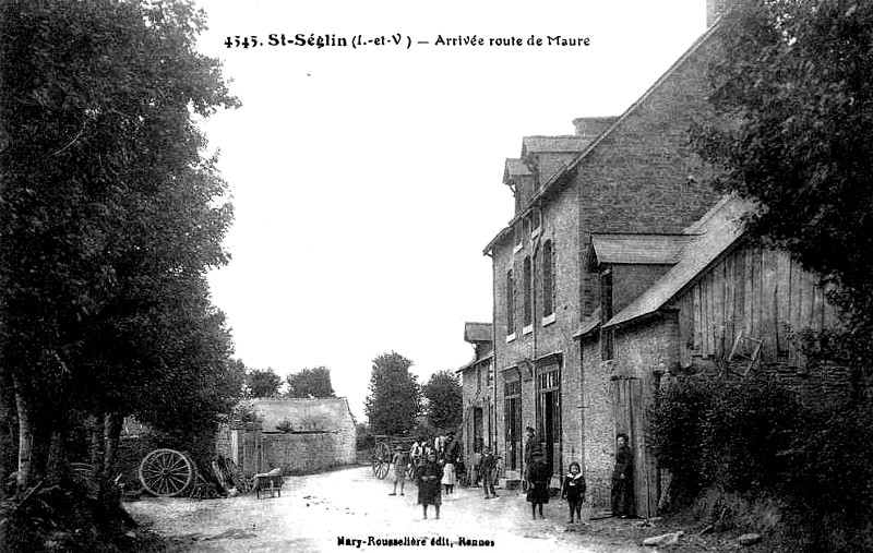 Ville de Saint-Sglin (Bretagne).