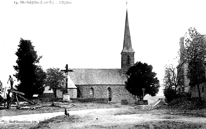 Eglise de Saint-Sglin (Bretagne).