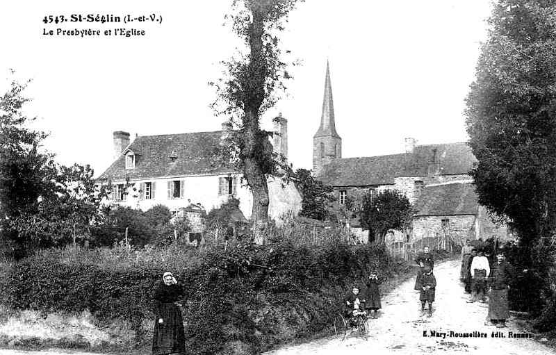 Ville de Saint-Sglin (Bretagne).