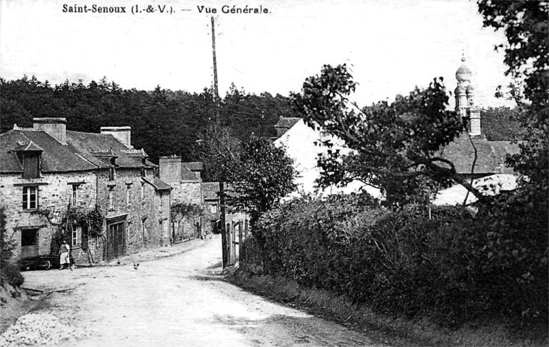 Ville de Saint-Senoux (Bretagne).