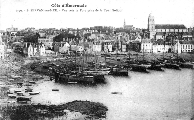 Ville de Saint-Servan-sur-Mer (Bretagne).