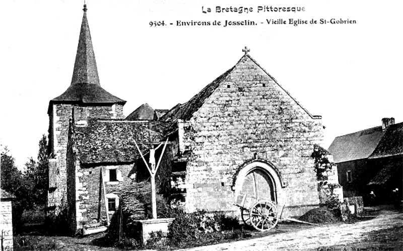 Chapelle Saint-Gobrien de Saint-Servant-sur-Oust (Bretagne).