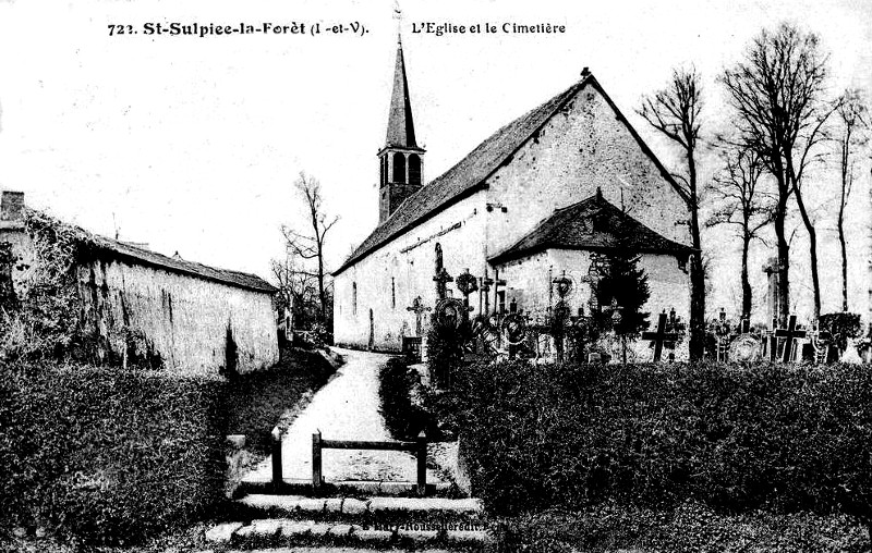 Eglise de Saint-Sulpice-la-Fort (Bretagne).