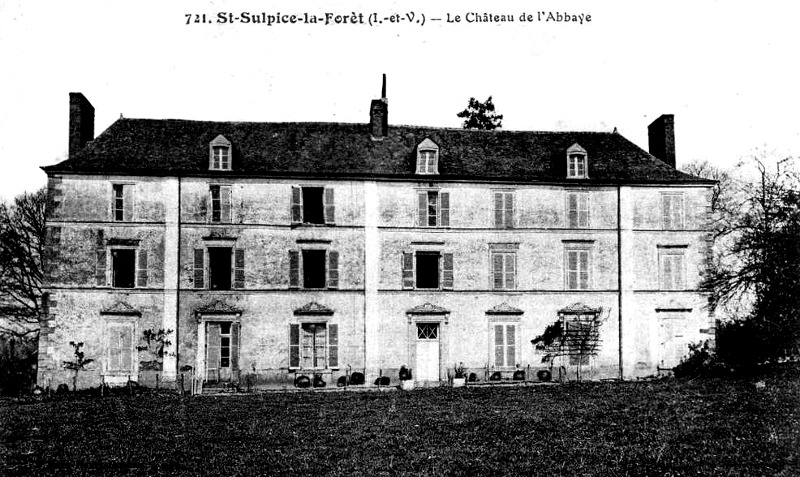 Chteau de l'Abbaye  Saint-Sulpice-la-Fort (Bretagne).