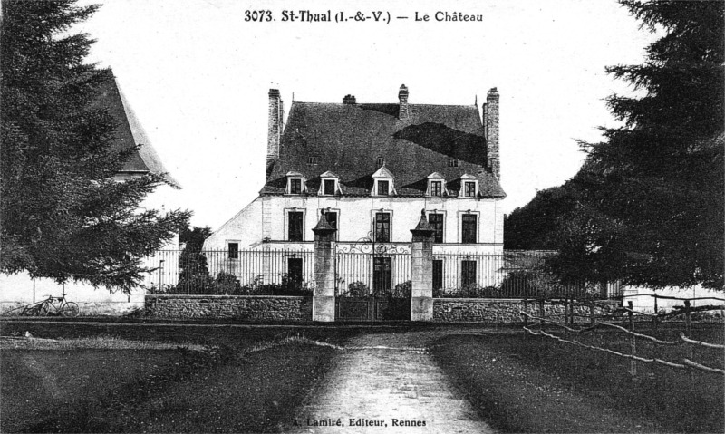 Chteau de Saint-Thual (Bretagne).