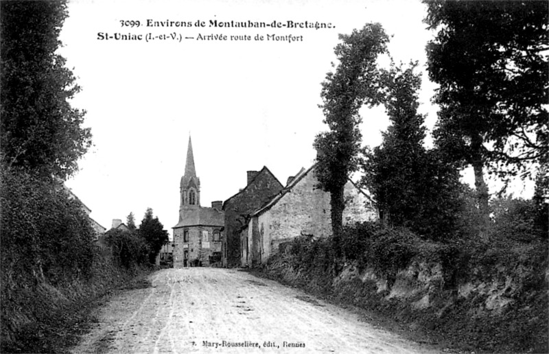 Ville de Saint-Uniac (Bretagne).