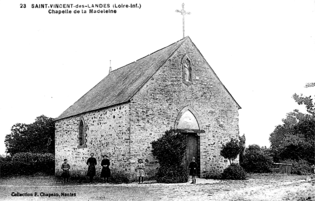 Chapelle de la Madeleine  Saint-Vincent-des-Landes.