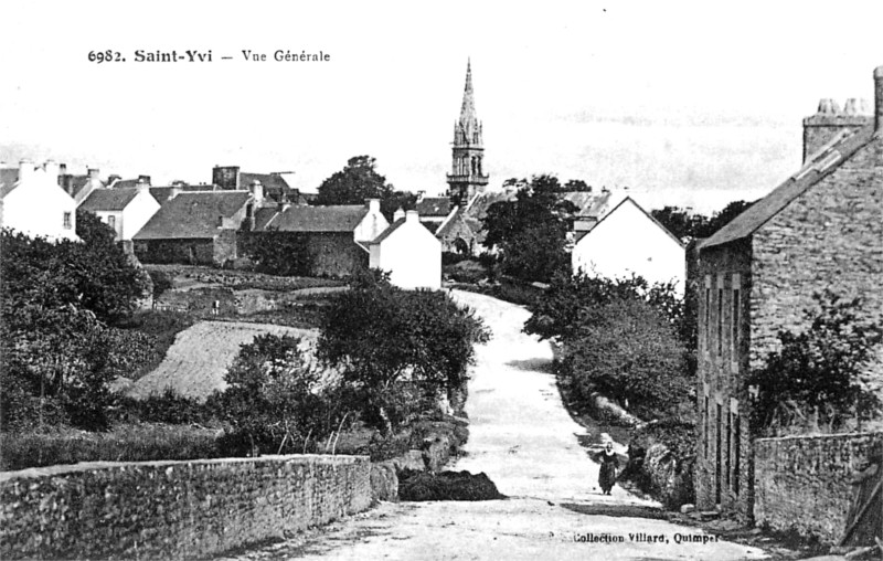 Ville de Saint-Yvi (Bretagne).