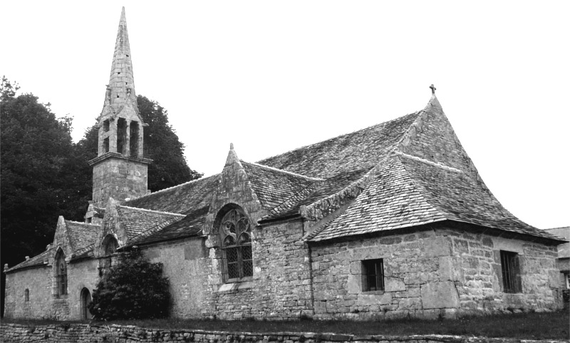 Saint-Yvi (Bretagne) : chapelle Loc-Maria-an-Hent.