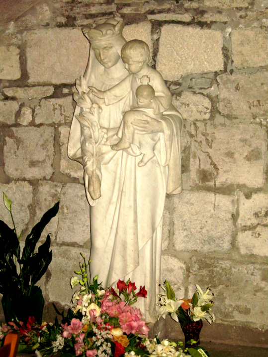 Saint-Brieuc (Bretagne) : cathdrale Saint-Etienne (chapelle de la Vierge)