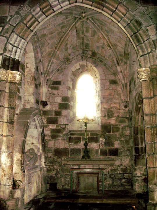 Saint-Brieuc (Bretagne) : cathdrale Saint-Etienne (chapelle absidiale du transept nord)
