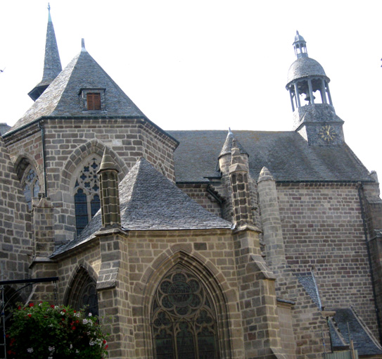 Saint-Brieuc (Bretagne) : cathdrale Saint-Etienne (faade Est)