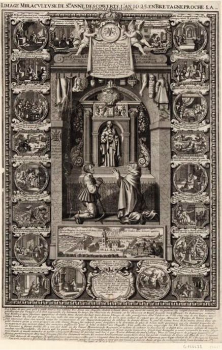 Sainte-Anne-d'Auray : image miraculeuse de Sainte-Anne trouve en 1625