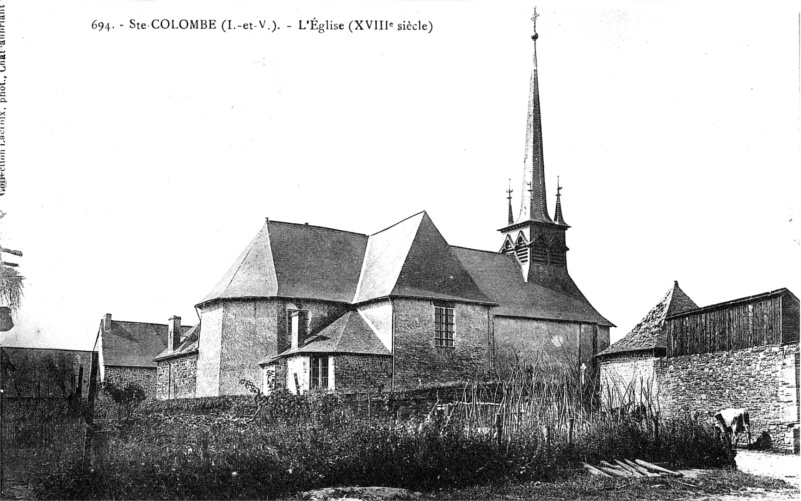 Eglise de Sainte-Colombe (Bretagne).