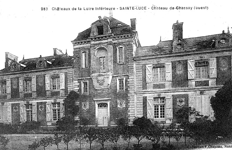 Chteau de Chassay  Sainte-Luce-sur-Loire (Bretagne).