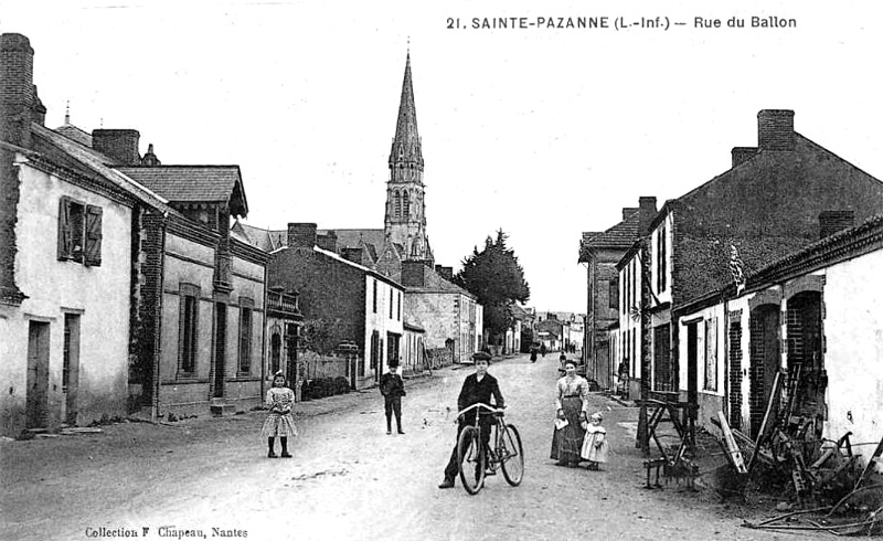Ville de Sainte-Pazanne (Bretagne).