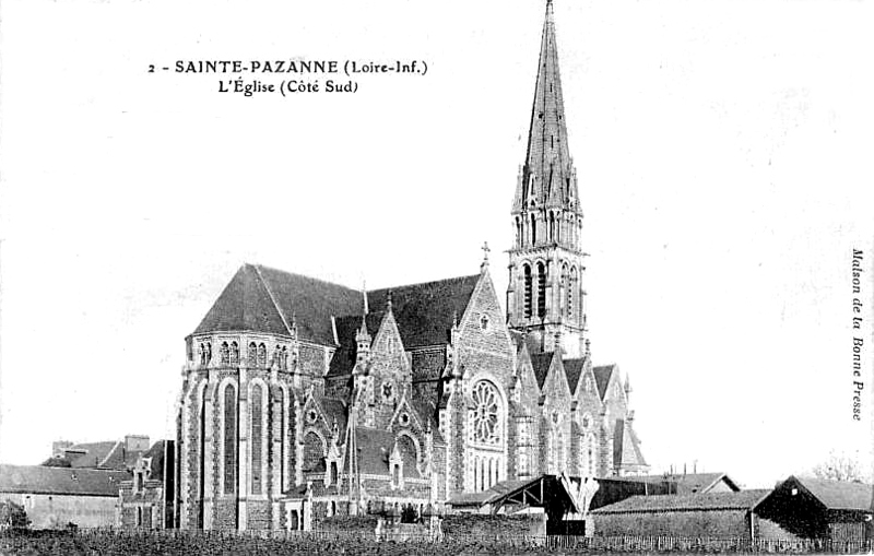 Eglise de Sainte-Pazanne (Bretagne).