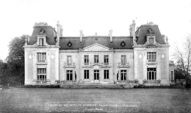 Chteau du Moulin-Henriet  Sainte-Pazanne (Bretagne).