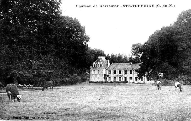 Chteaude Kerauter  Sainte-Trphine (Bretagne).