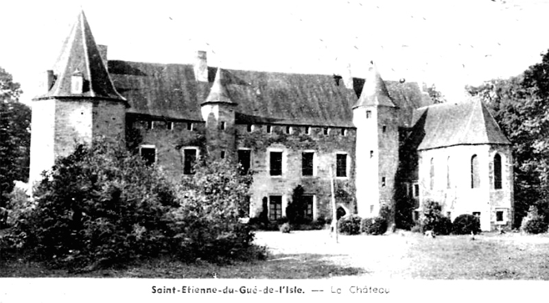 Chteau de Saint-Etienne-du-Gu-de-l'isle (Bretagne).