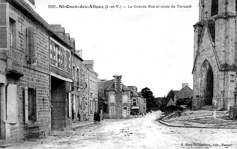 Ville de Saint-Ouen-des-Alleux (Bretagne).