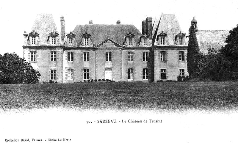 Chteau de Truscat  Sarzeau (Bretagne).