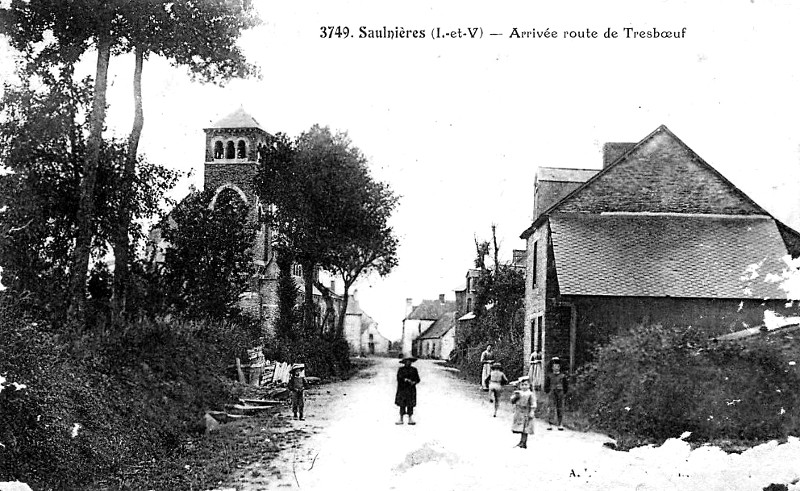 Ville de Saulnires (Bretagne).